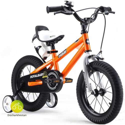 دوچرخه بچه گانه قناری مدل فری استایل رنگ نارنجی