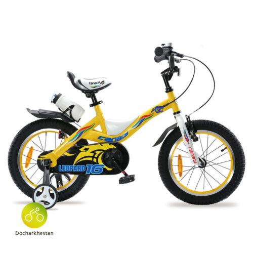 دوچرخه بچه گانه قناری مدل لئوپارد رنگ زرد