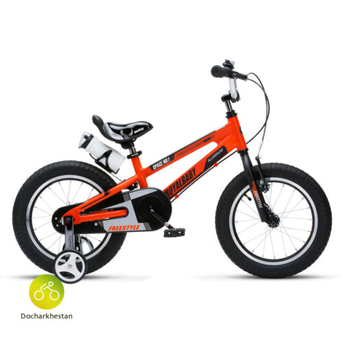 دوچرخه بچه گانه قناری مدل فضایی رنگ نارنجی